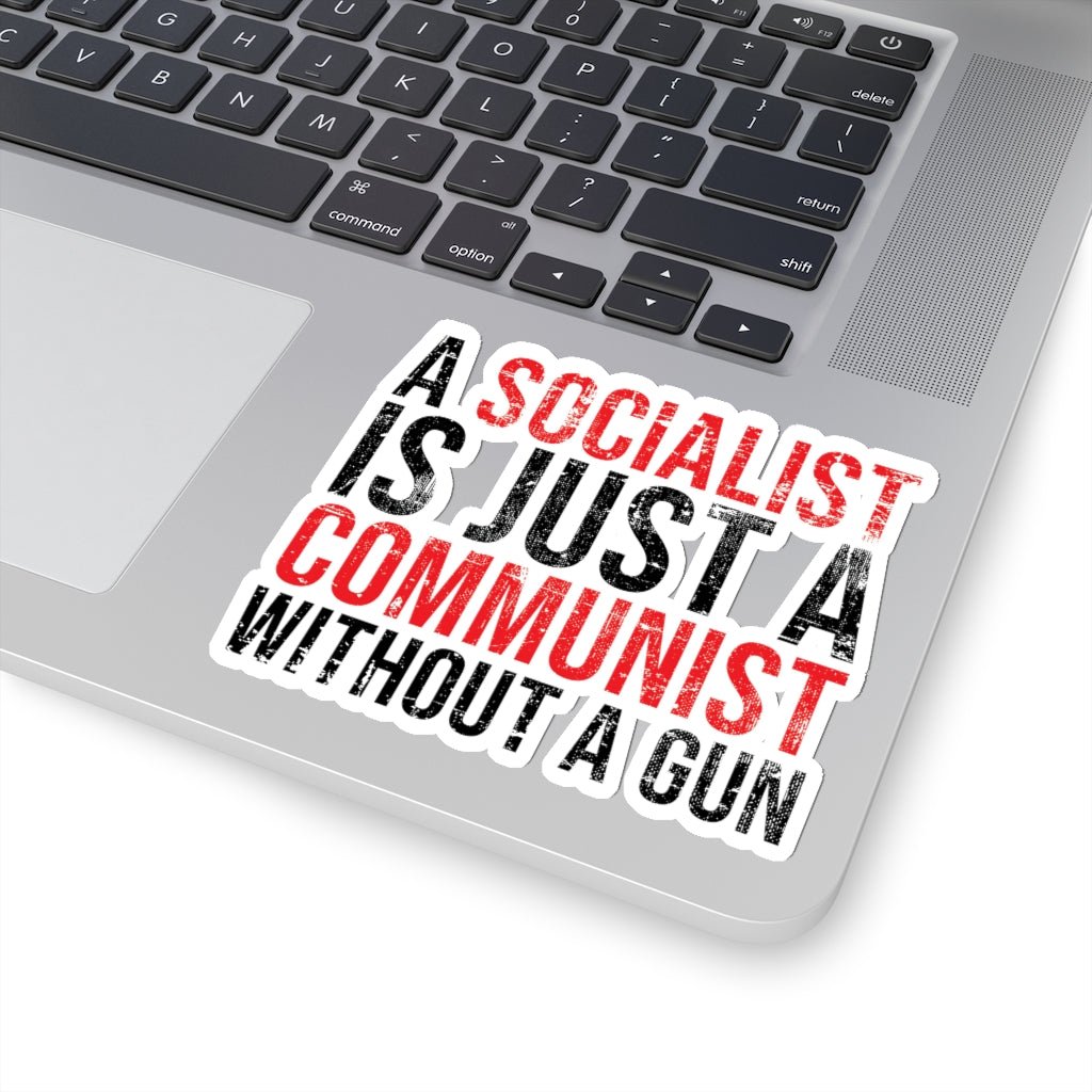 Socialist Kiss - Cut Stickers (4 sizes) - PatriotDepot.com