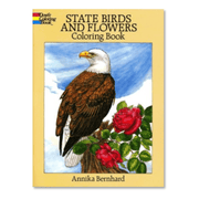 State Birds and Flowers Coloring Book - PatriotDepot.com