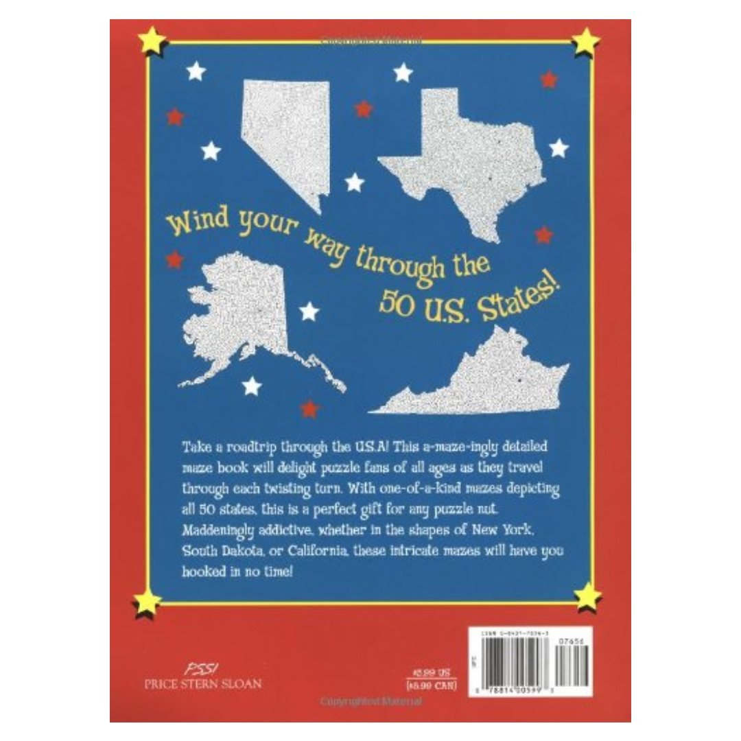 The Amazing 50 States Maze Book - PatriotDepot.com