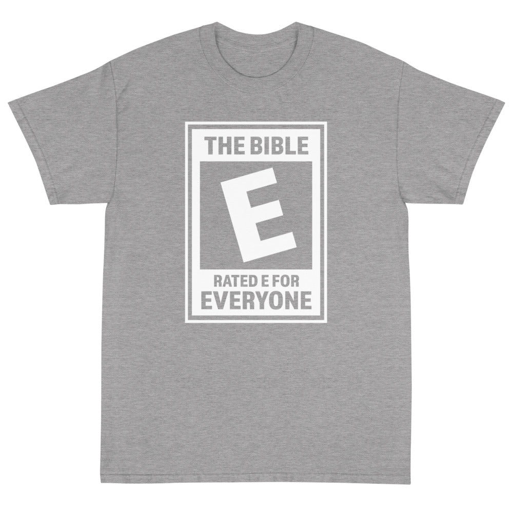 The Bible Rated E Unisex T-Shirt - PatriotDepot.com
