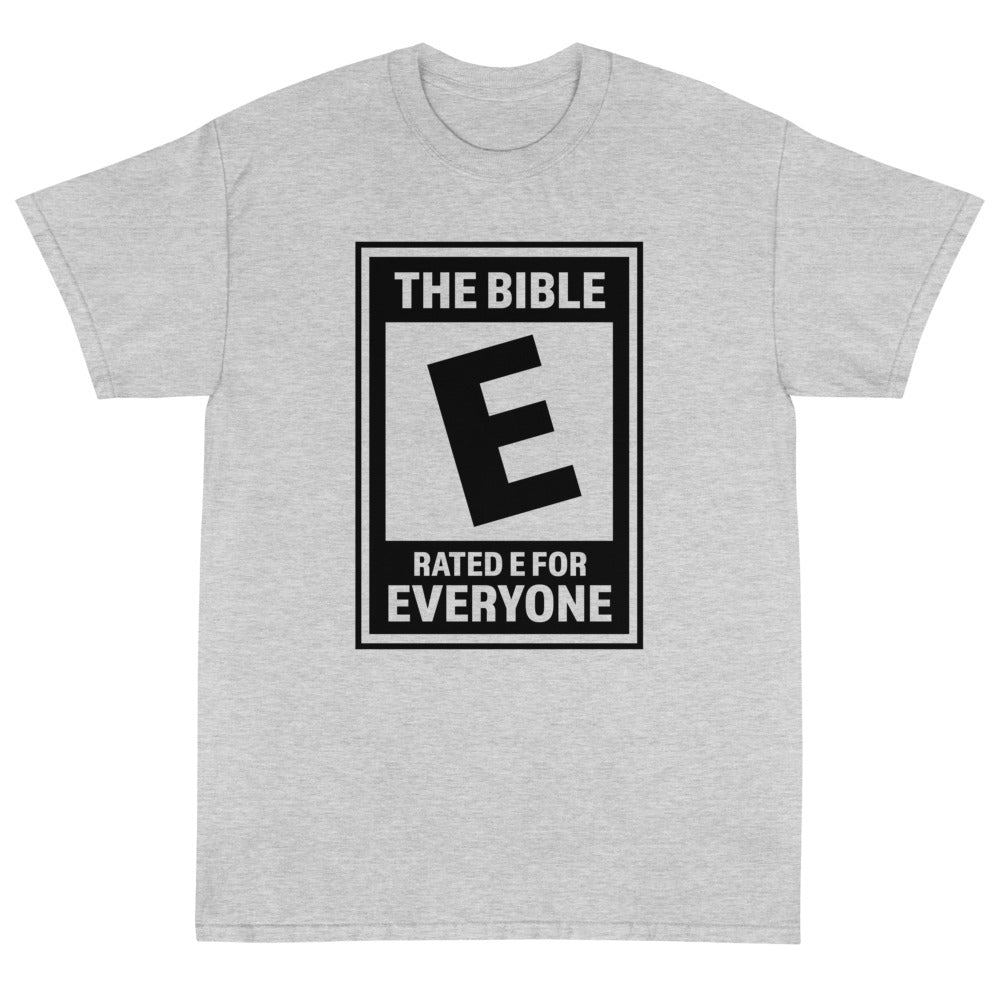 The Bible Rated E Unisex T-Shirt - PatriotDepot.com