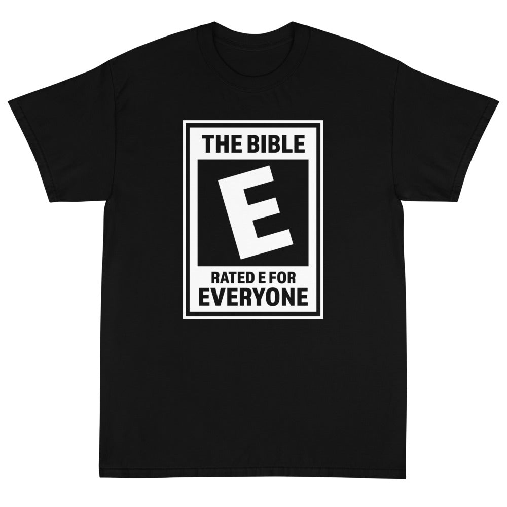 The Bible Rated E Unisex T-Shirt - PatriotDepot.com