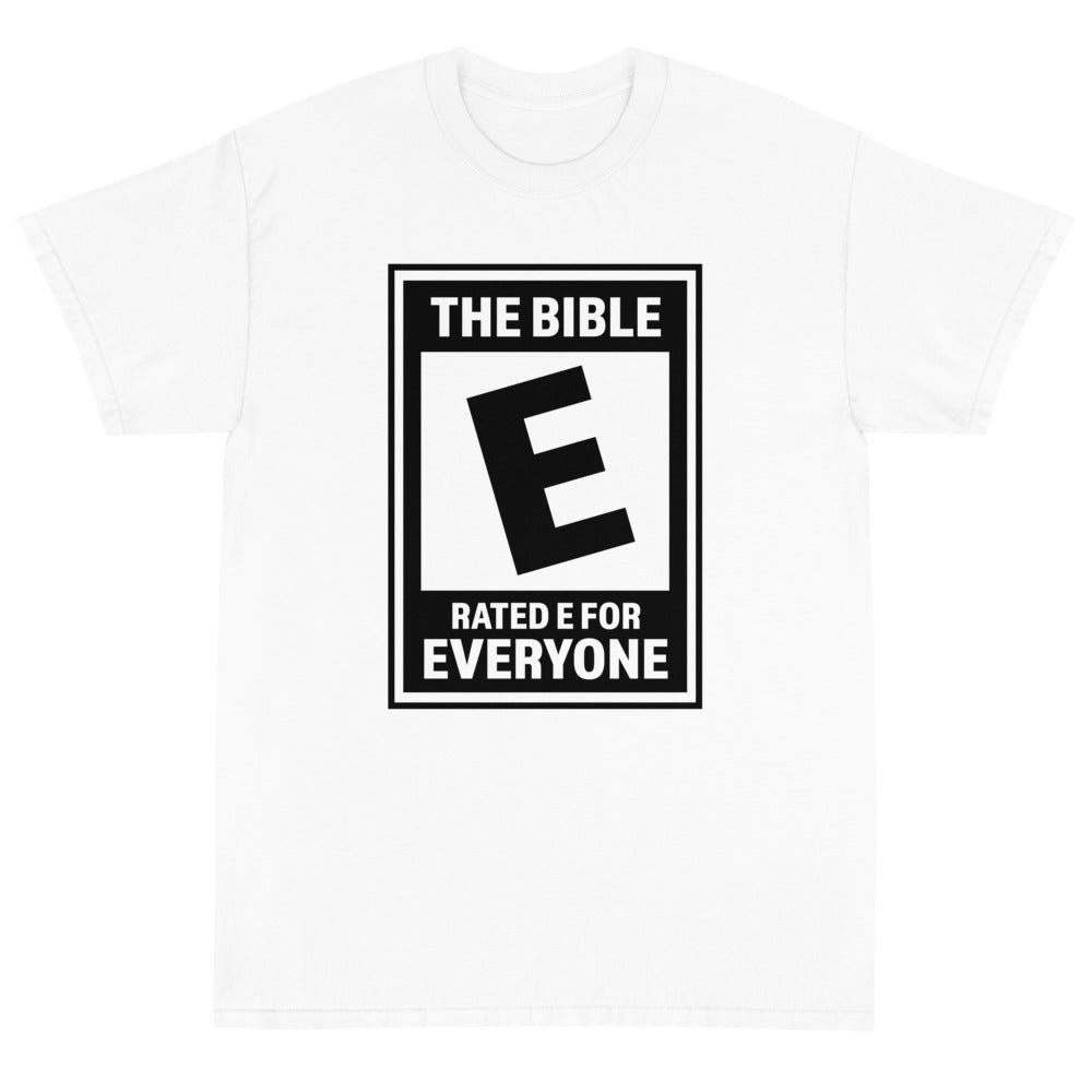 The Bible Rated E Unisex T-Shirt - PatriotDepot.com