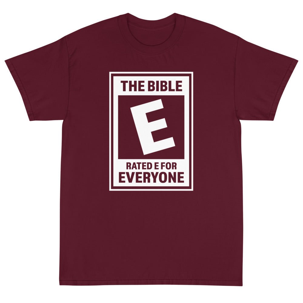 The Bible Rated E Unisex T-Shirt - PatriotDepot.com