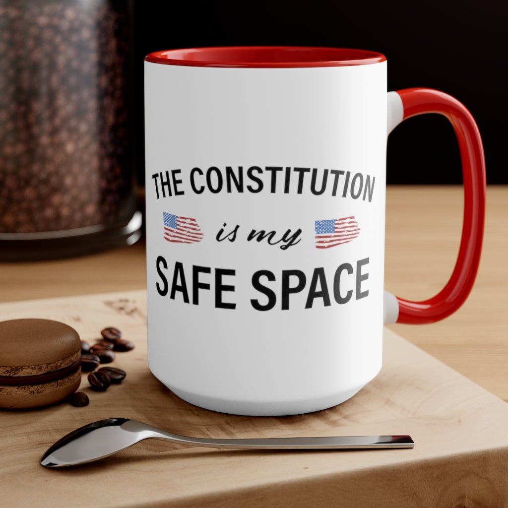 The Constitution Is My Safe Space Mug - PatriotDepot.com