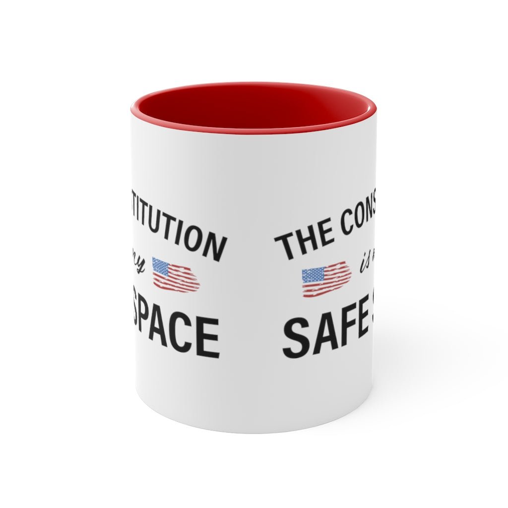 The Constitution Is My Safe Space Mug - PatriotDepot.com