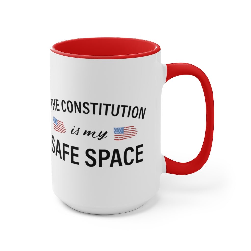 The Constitution Is My Safe Space Mug - PatriotDepot.com