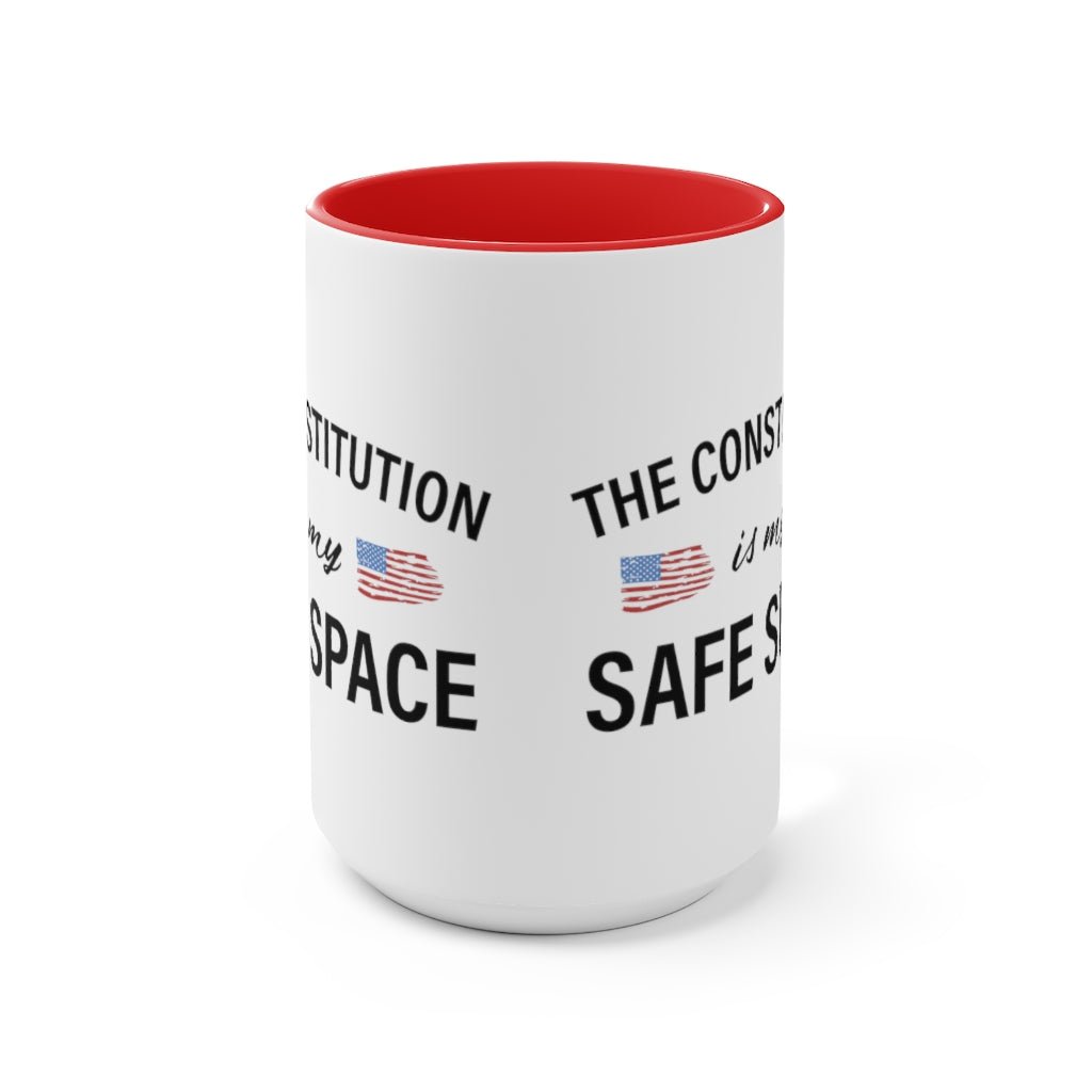 The Constitution Is My Safe Space Mug - PatriotDepot.com