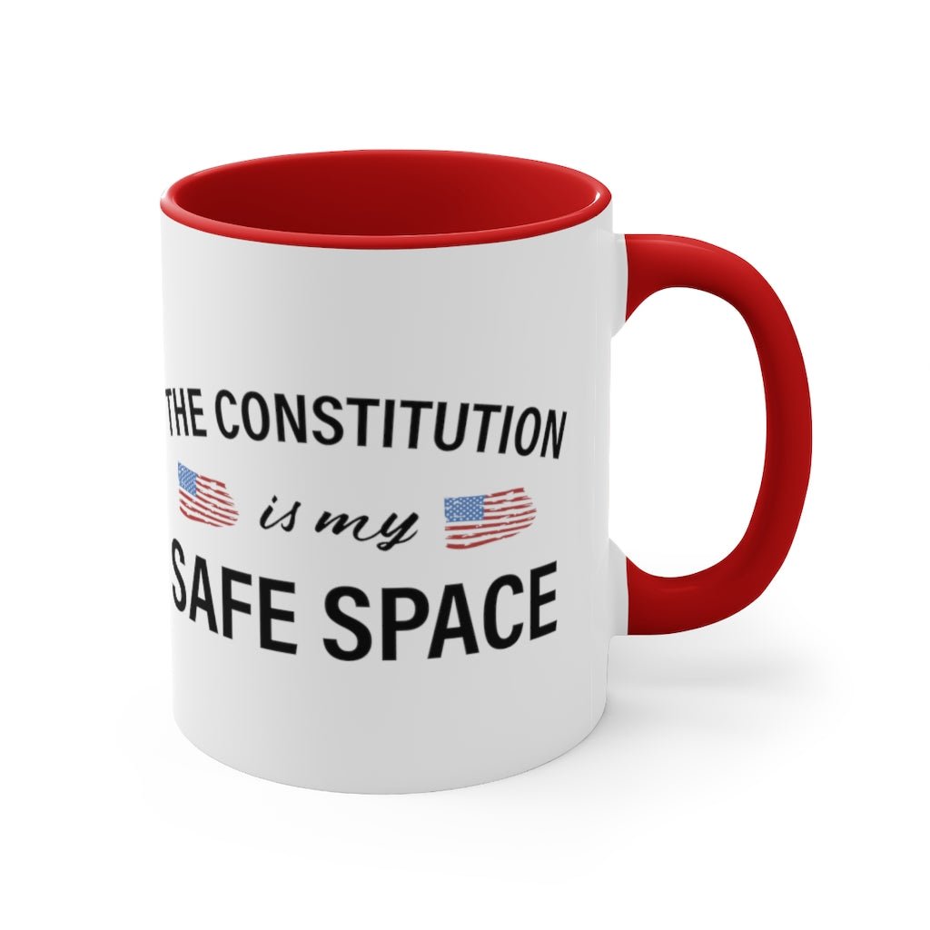 The Constitution Is My Safe Space Mug - PatriotDepot.com