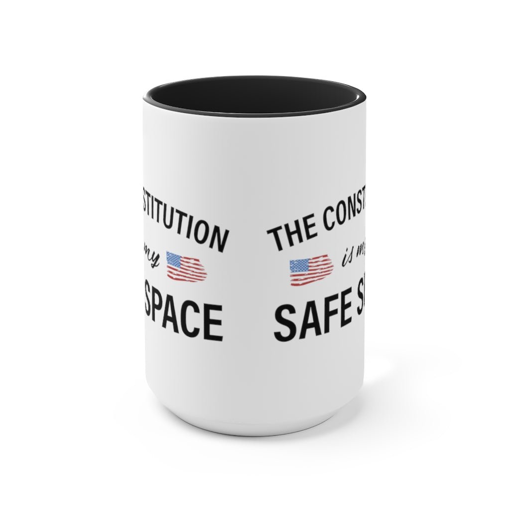 The Constitution Is My Safe Space Mug - PatriotDepot.com