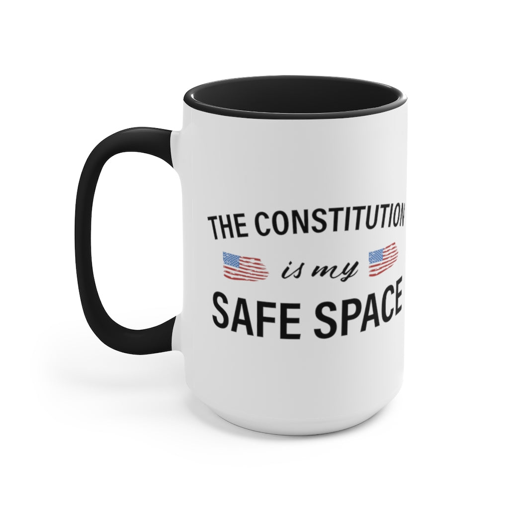 The Constitution Is My Safe Space Mug - PatriotDepot.com