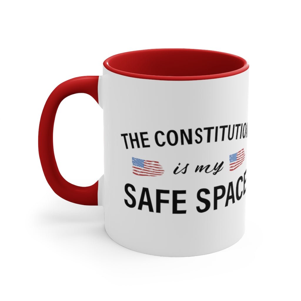 The Constitution Is My Safe Space Mug - PatriotDepot.com