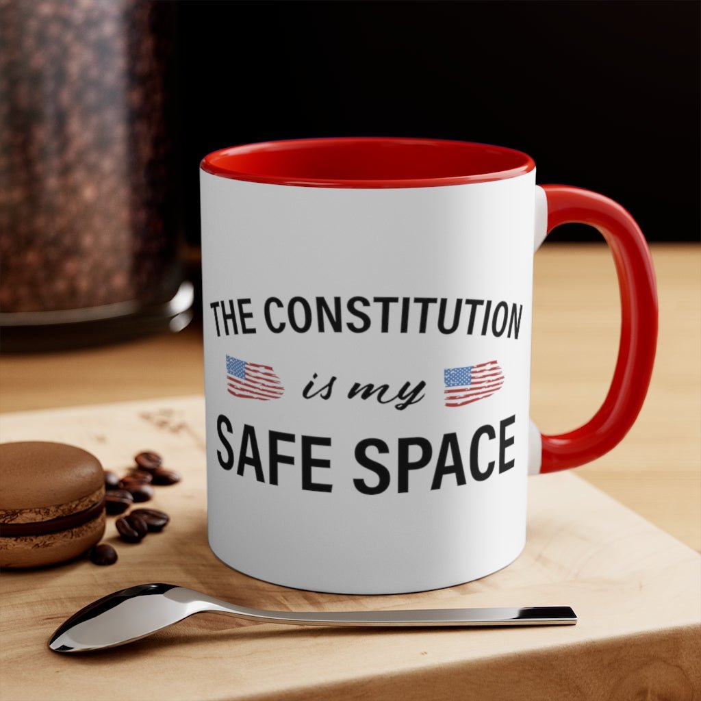 The Constitution Is My Safe Space Mug - PatriotDepot.com