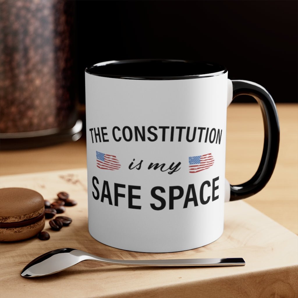 The Constitution Is My Safe Space Mug - PatriotDepot.com