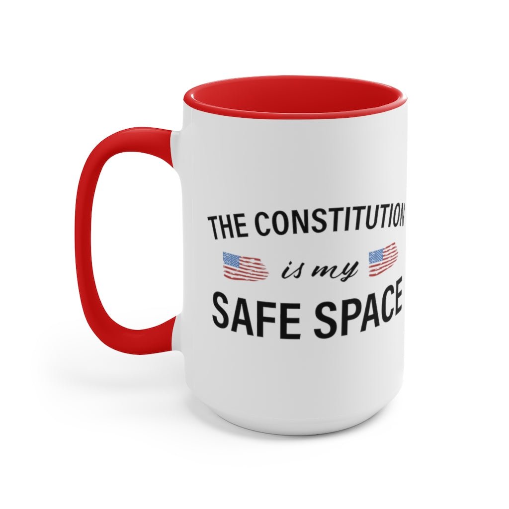 The Constitution Is My Safe Space Mug - PatriotDepot.com