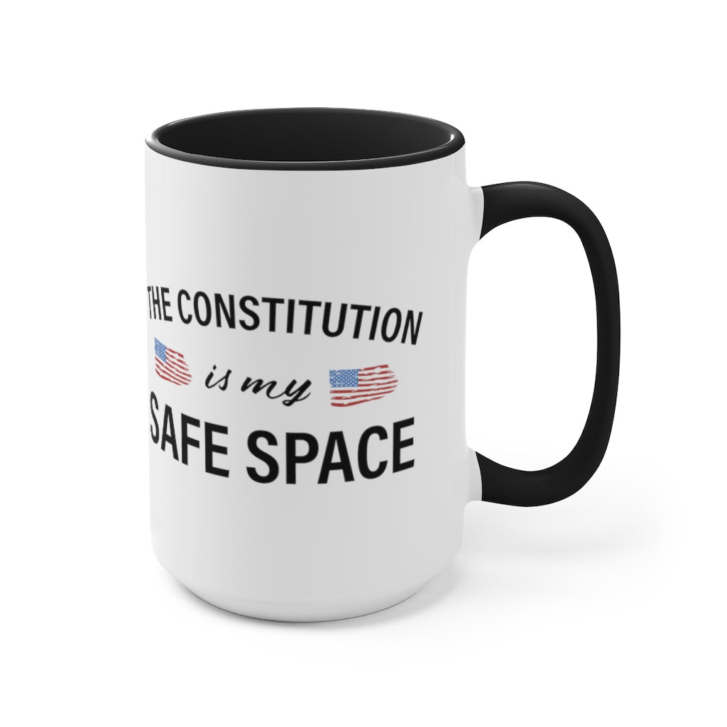 The Constitution Is My Safe Space Mug - PatriotDepot.com