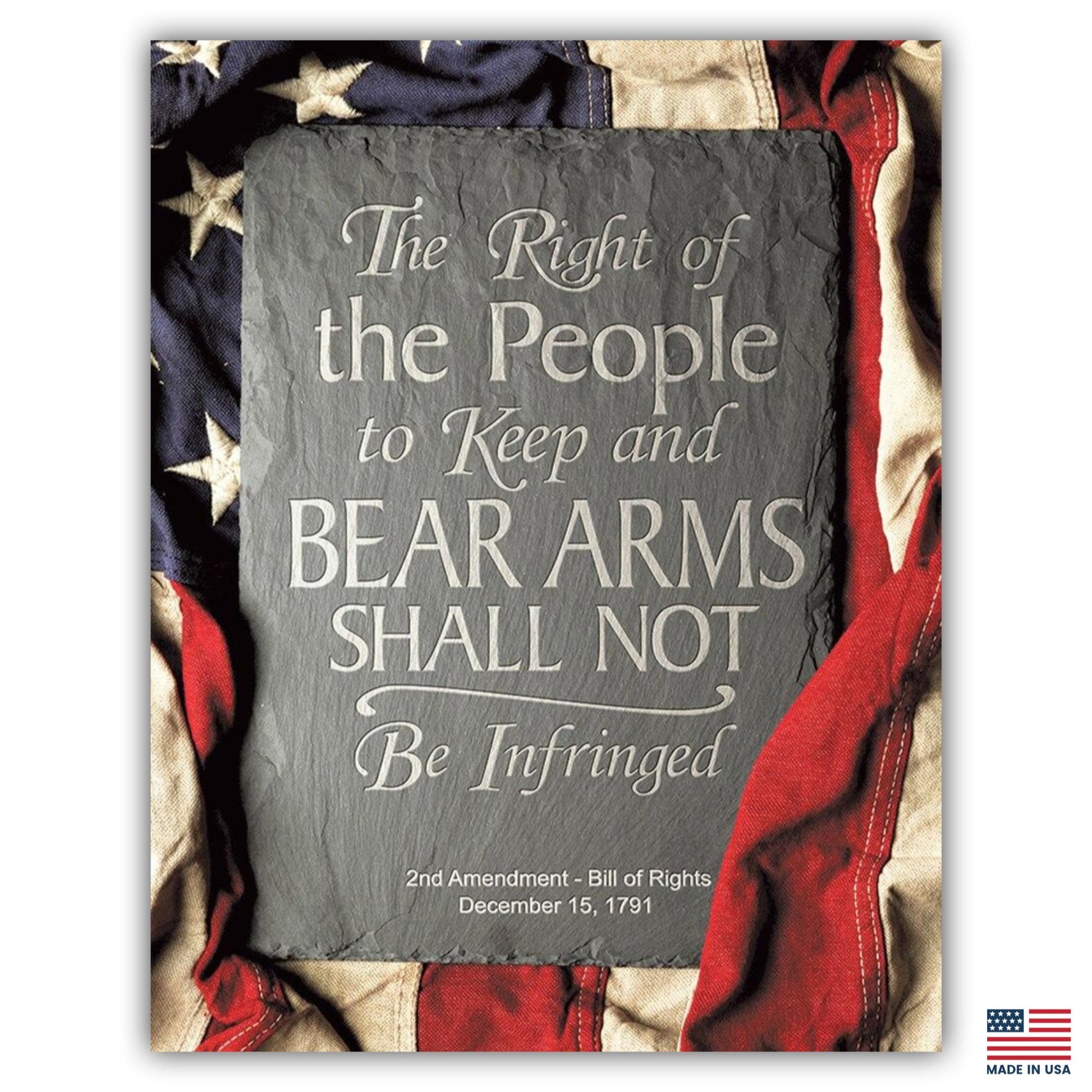 The Right Of The People Tin Sign - PatriotDepot.com