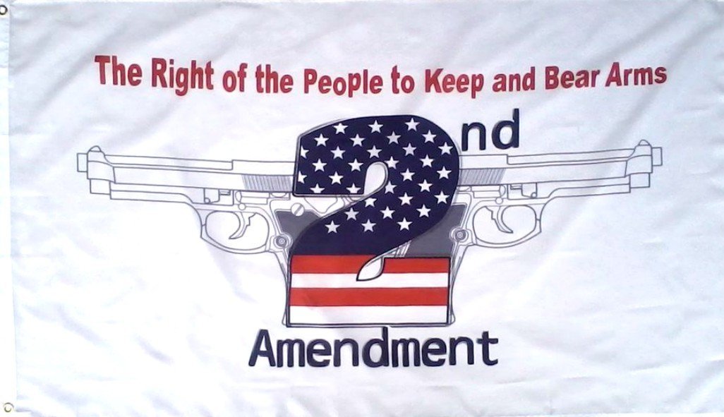 The Right of the People to Keep and Bear Arms 3'x5' Flag (Double-Sided)