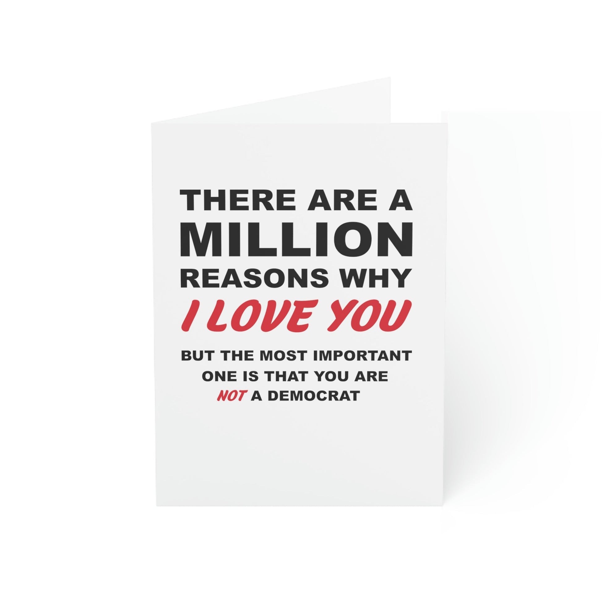 There Are A Million Reasons Why I Love You...Greeting Cards (1, 10, 30, and 50pcs) - PatriotDepot.com