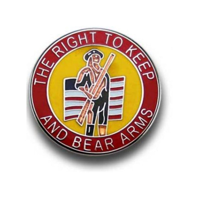 The Right to Keep and Bear Arms Lapel Pin