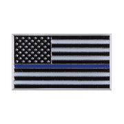 Thin Blue Line USA Flag Lapel Pin - PatriotDepot.com