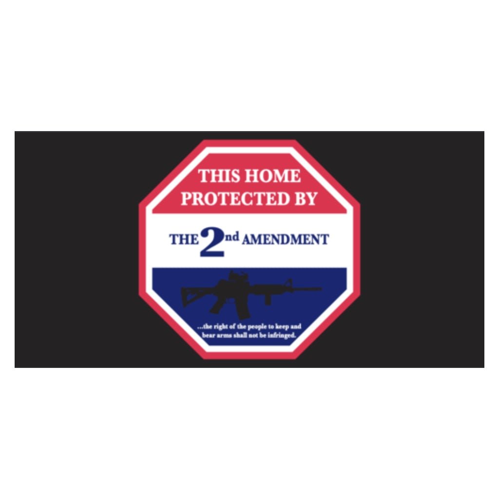 This Home Protected By the 2nd Amendment Bumper Sticker - PatriotDepot.com