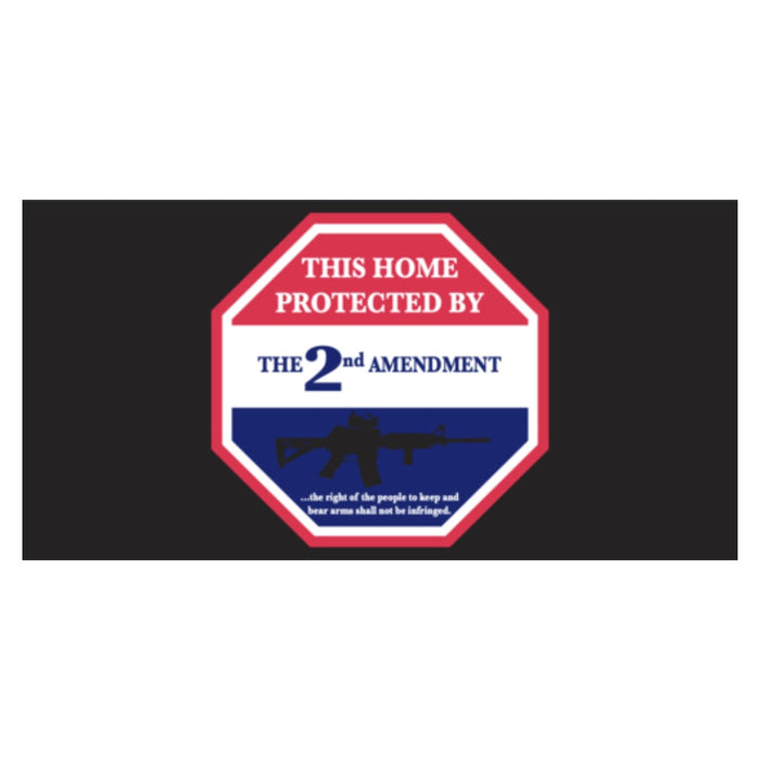 This Home Protected By the 2nd Amendment Bumper Sticker