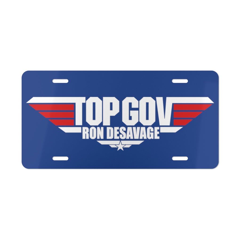 Top Gov "Ron DeSavage" Aluminum Vanity Plate - PatriotDepot.com