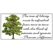 Tree of Liberty Weatherproof Bumper Sticker - PatriotDepot.com