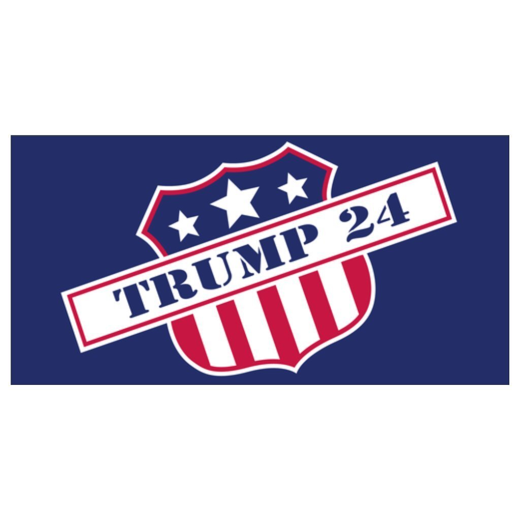 Trump '24 Patriotic Bumper Sticker - PatriotDepot.com