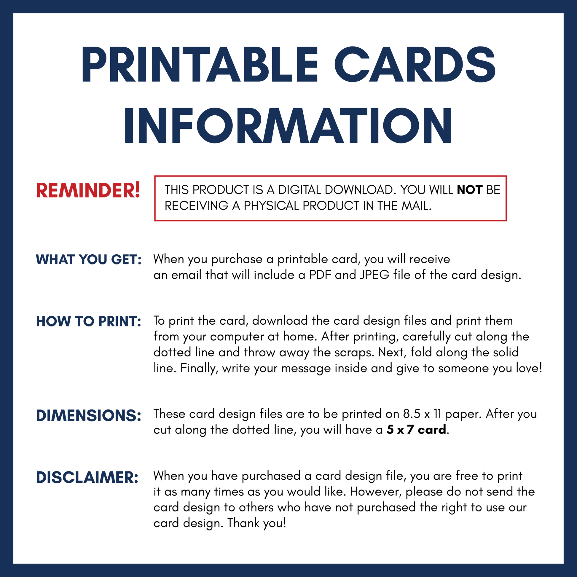 Trump I'm The Best Card (Printable Download) - PatriotDepot.com