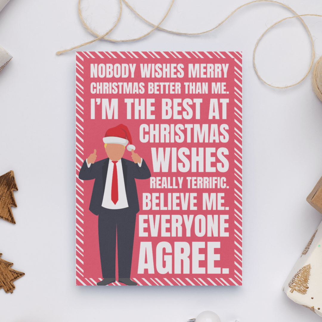 Trump I'm The Best Card (Printable Download) - PatriotDepot.com