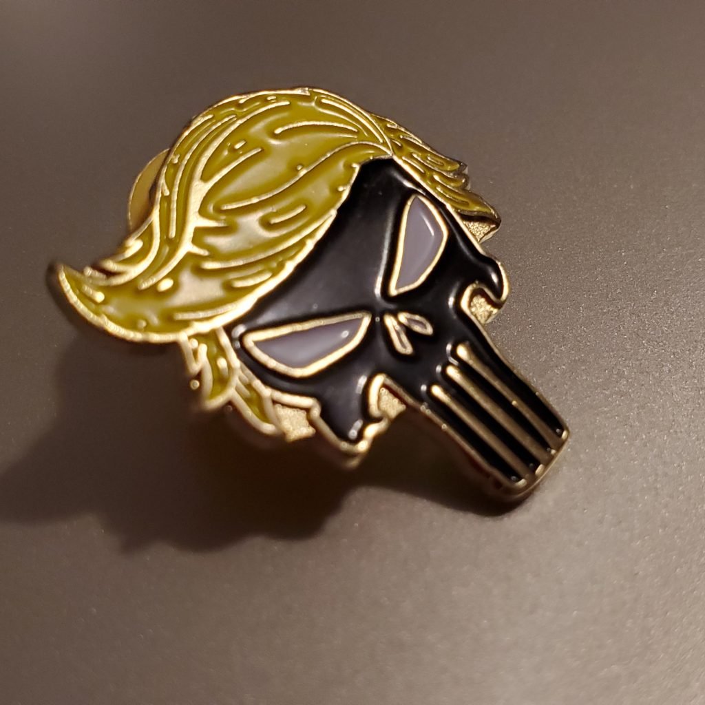 Trump Punisher Enamel Pin - PatriotDepot.com