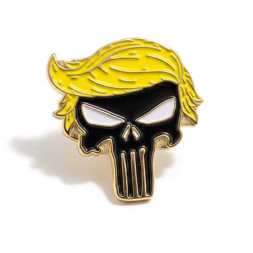 Trump Punisher Enamel Pin - PatriotDepot.com