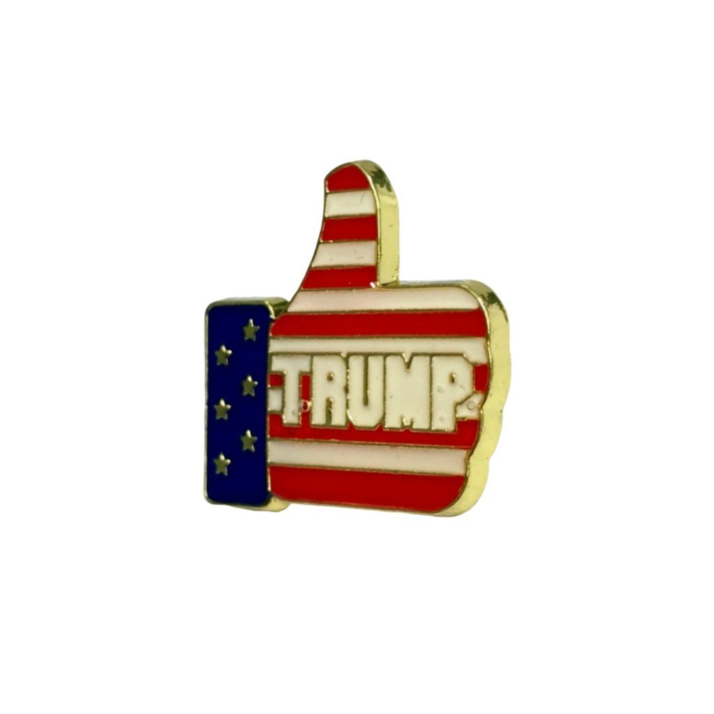 Trump Thumbs Up Patriotic Lapel Pin - PatriotDepot.com