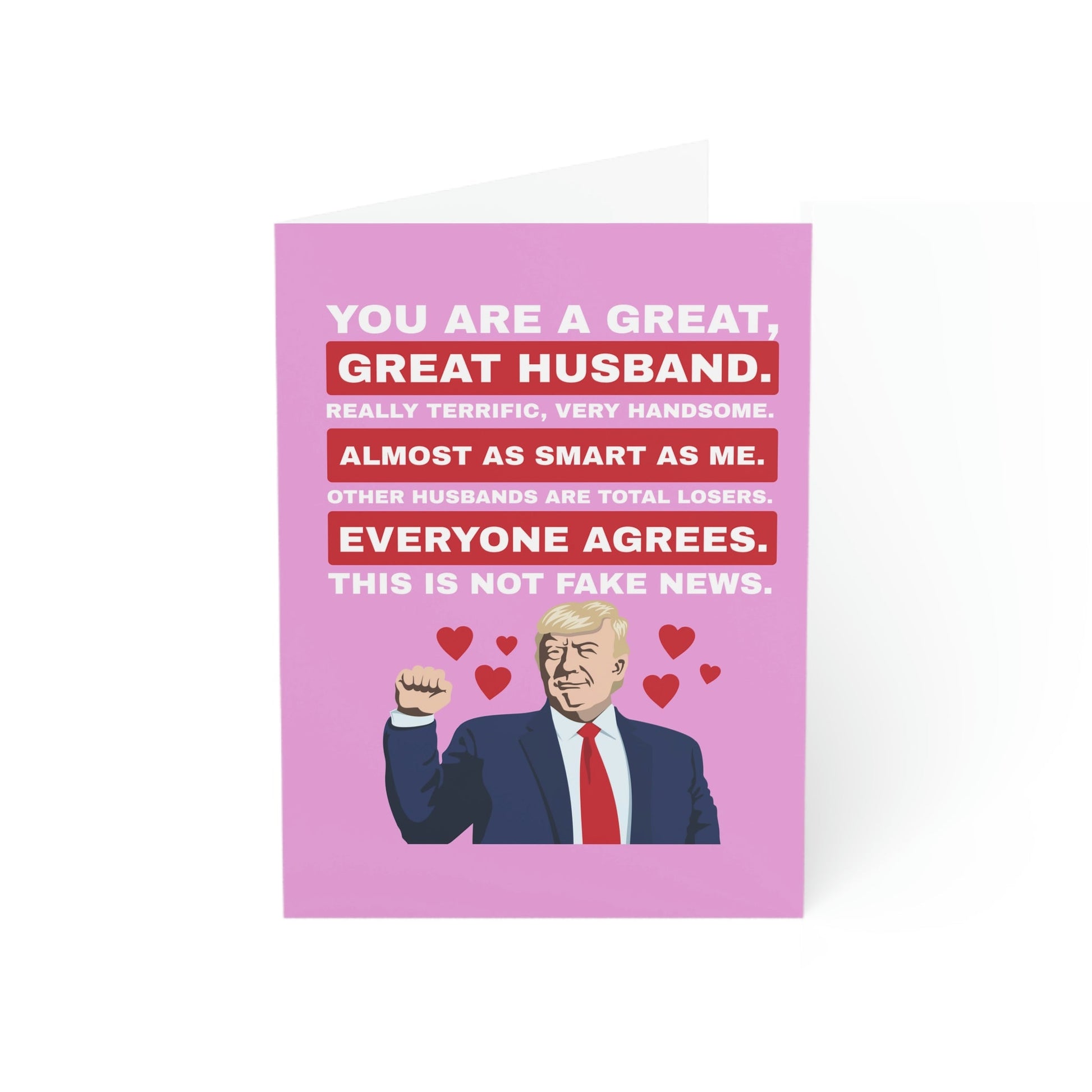 Trump: You are a Great Husband Greeting Cards (1, 10, 30, and 50pcs) - PatriotDepot.com