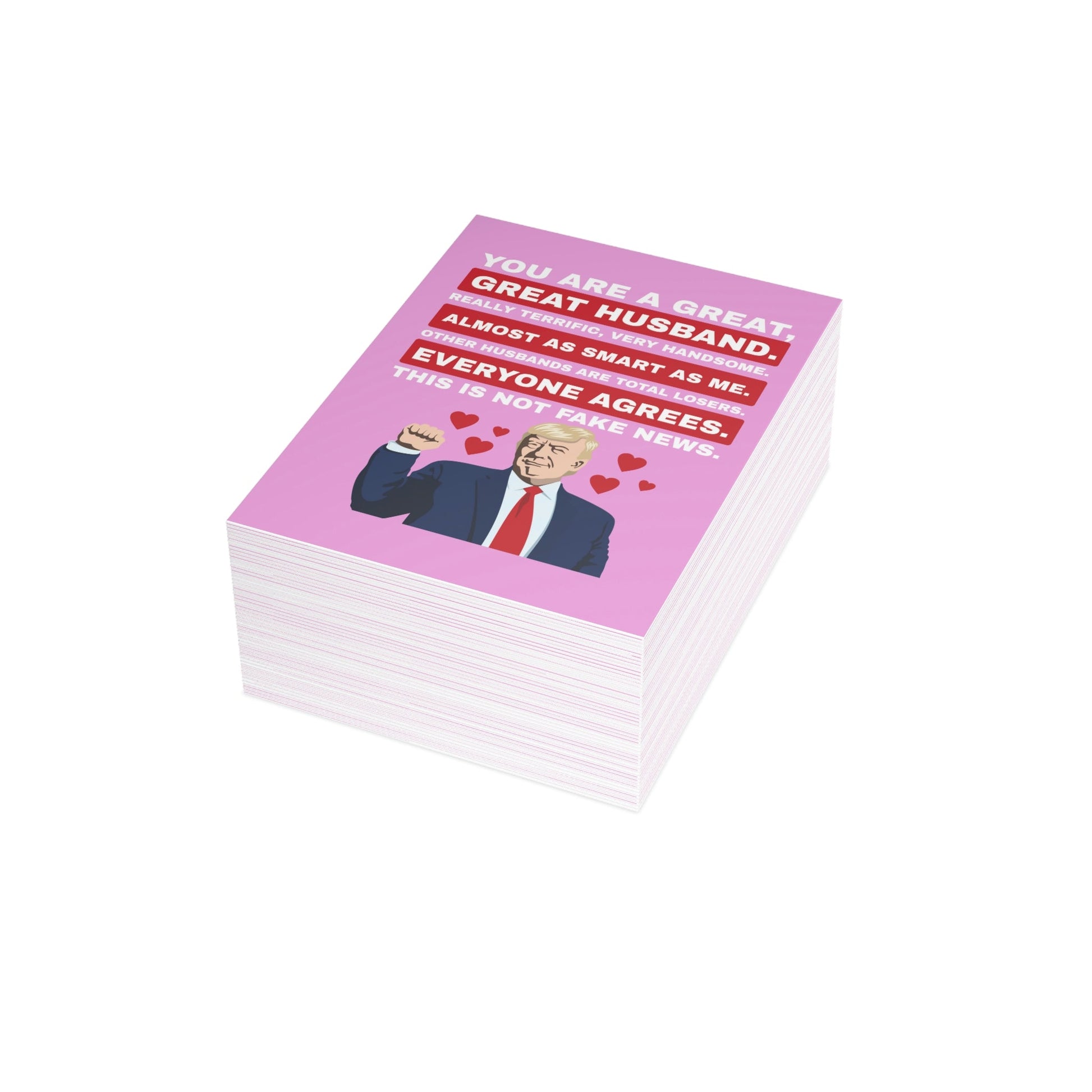 Trump: You are a Great Husband Greeting Cards (1, 10, 30, and 50pcs) - PatriotDepot.com