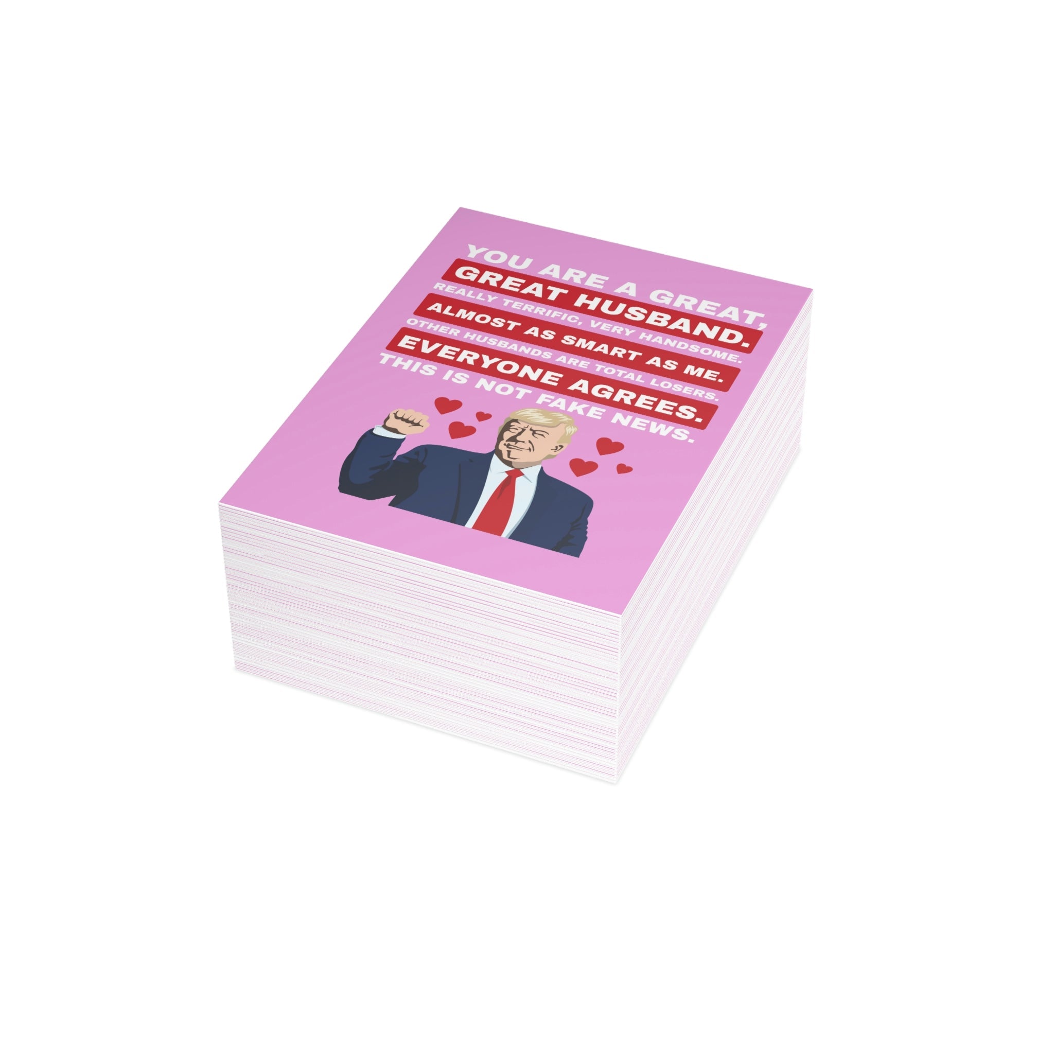 Trump: You are a Great Husband Greeting Cards (1, 10, 30, and 50pcs) - PatriotDepot.com