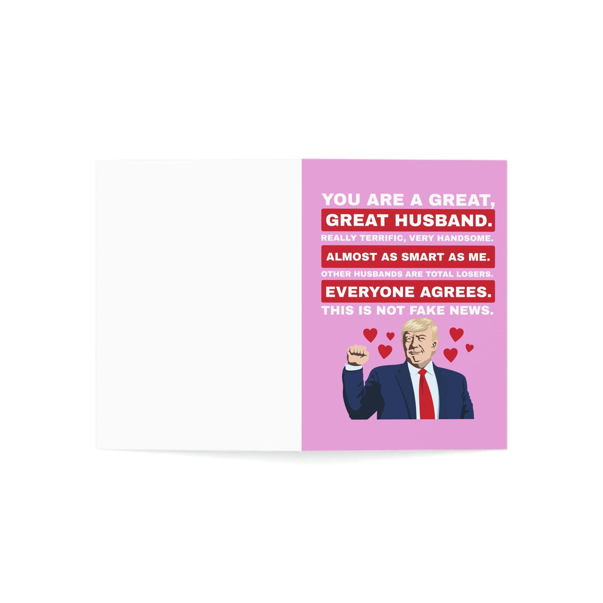 Trump: You are a Great Husband Greeting Cards (1, 10, 30, and 50pcs) - PatriotDepot.com