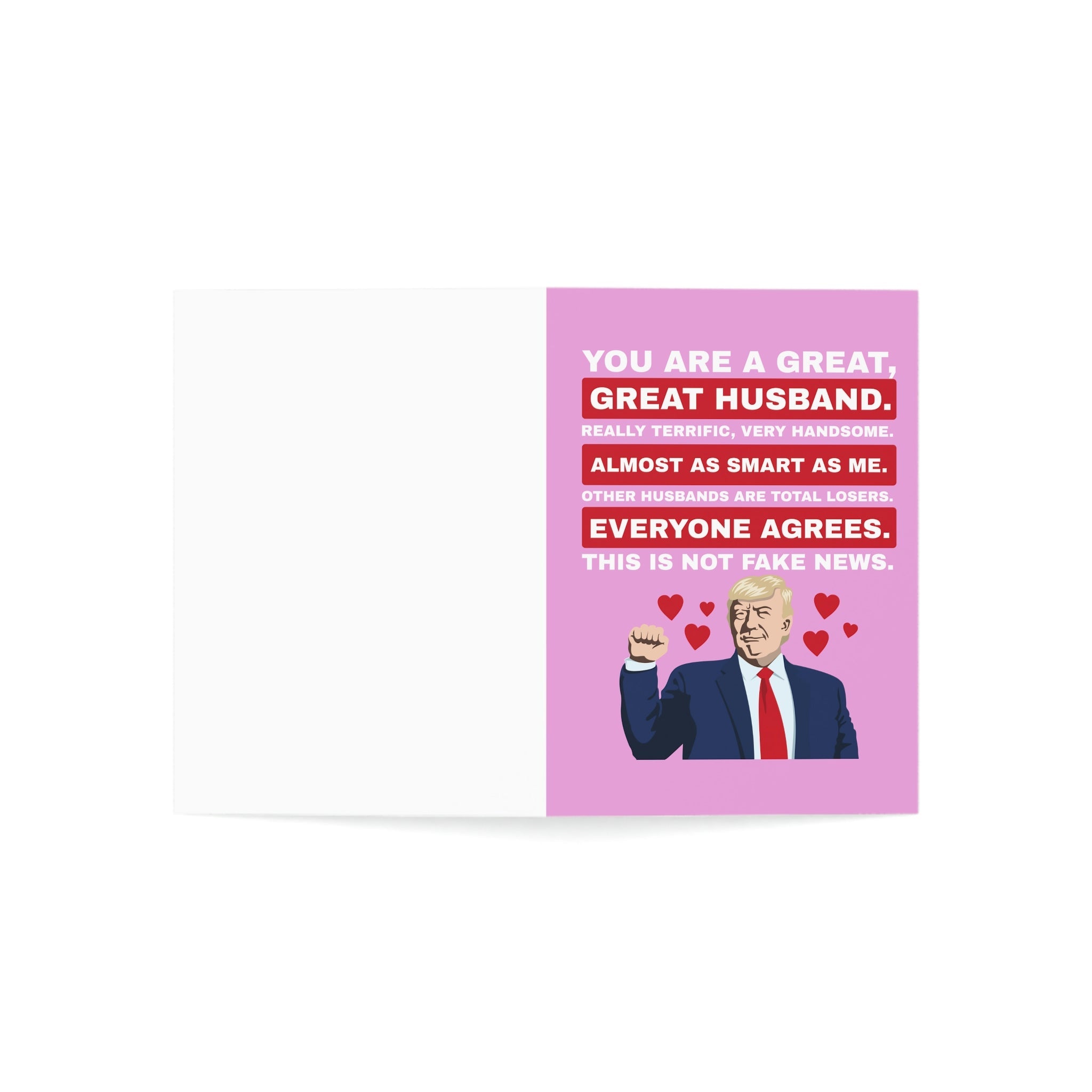 Trump: You are a Great Husband Greeting Cards (1, 10, 30, and 50pcs) - PatriotDepot.com