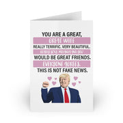 Trump: You are a Great Wife Custom Greeting Card - PatriotDepot.com