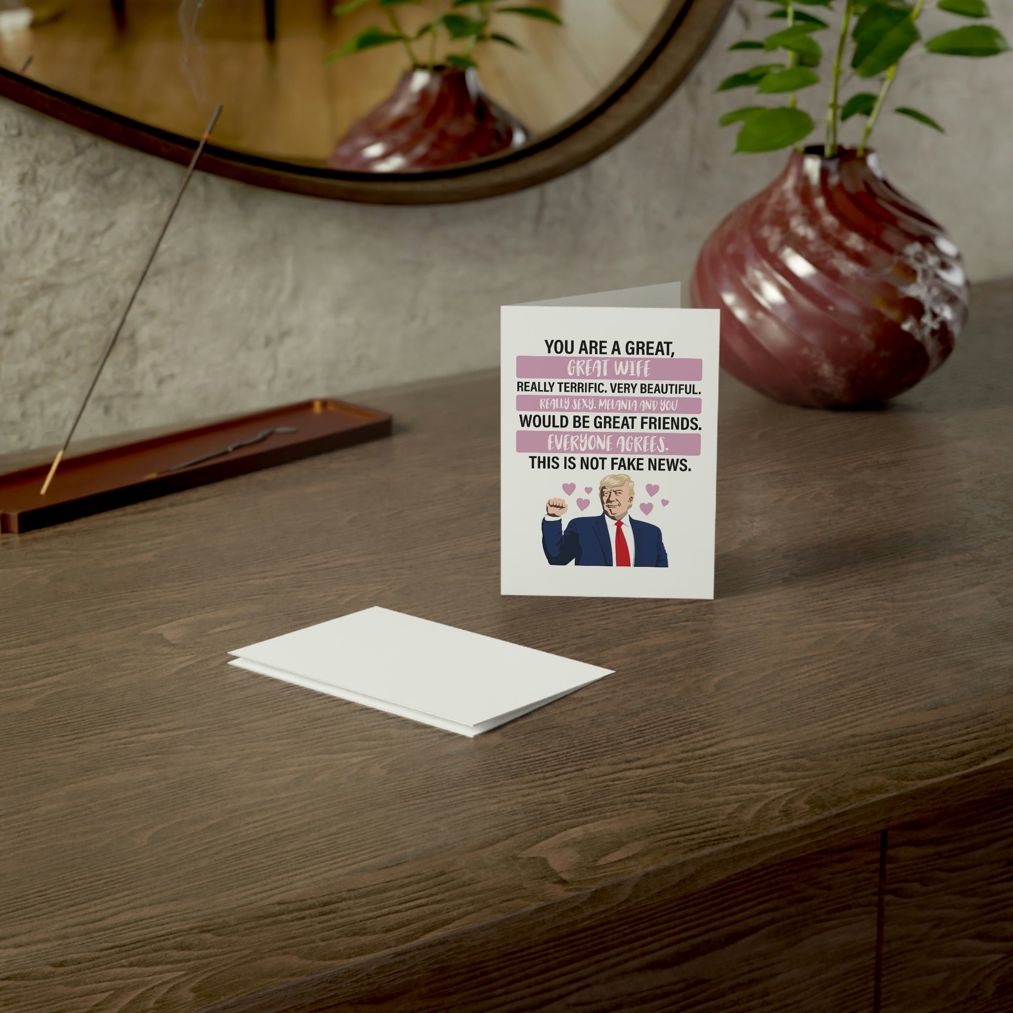 Trump: You are a Great Wife Greeting Cards (1, 10, 30, and 50pcs) - PatriotDepot.com