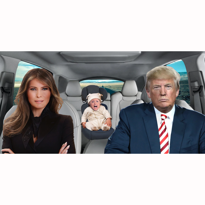 Trump Family Car Sun Shade