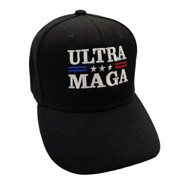 Ultra MAGA Premium Embroidered Hat (Black)