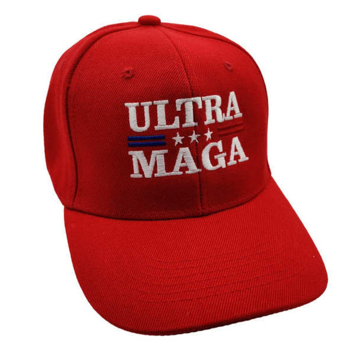Ultra Maga Embroidered Hat (Red)