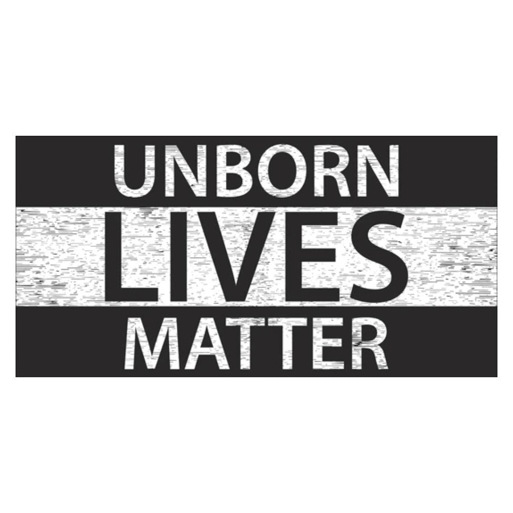 Unborn Lives Matter Bumper Sticker - PatriotDepot.com