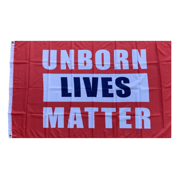 Unborn Lives Matter 3'x5' Flag
