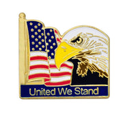 United We Stand Lapel Pin (Gold Plated) - PatriotDepot.com
