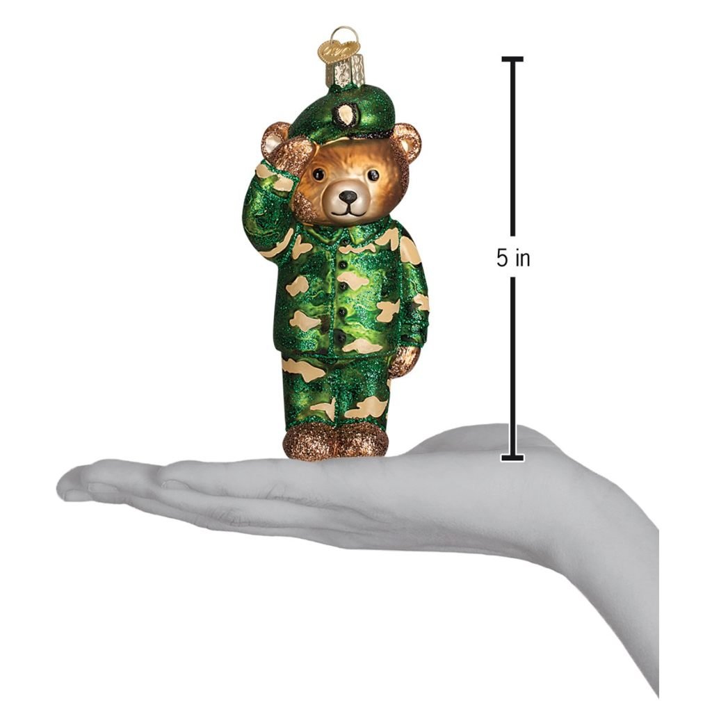 U.S. Army Uniform Bear Ornament - PatriotDepot.com