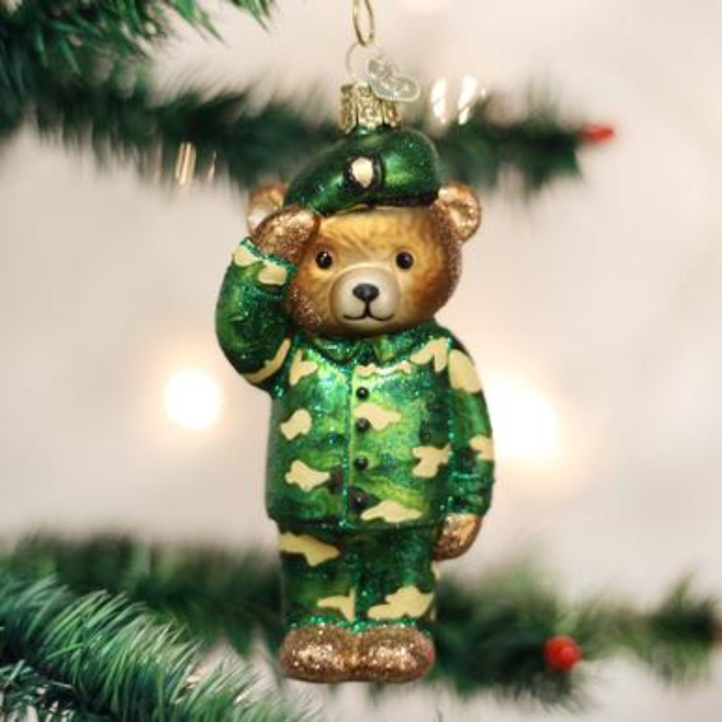 U.S. Army Uniform Bear Ornament - PatriotDepot.com